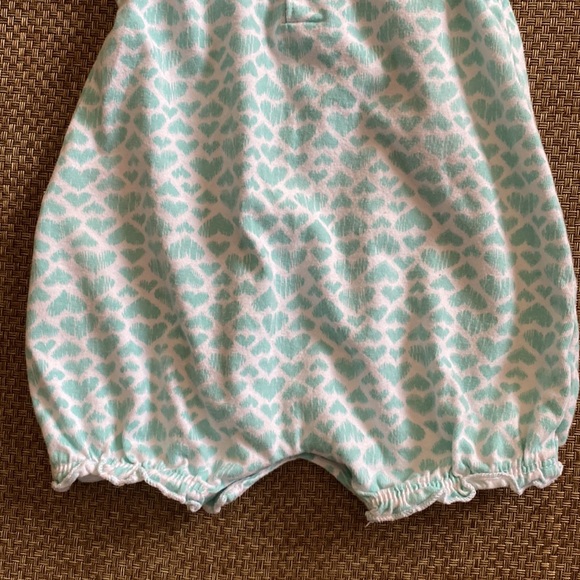 Just One You by Carter's Allover Hearts and Monkey Applique Ruffle Romper 3M - Picture 7 of 8